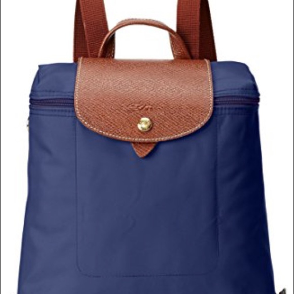 Longchamp Navy Backpack